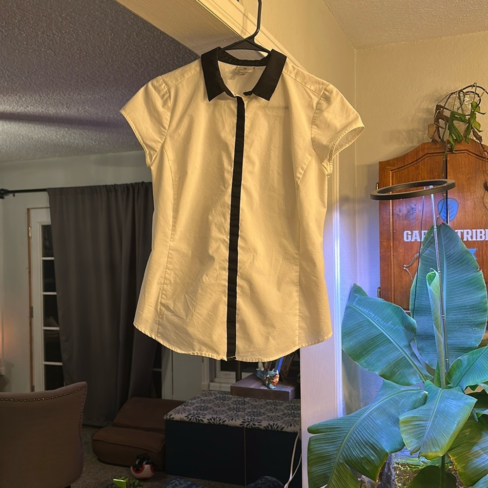 Black and White Women's Top